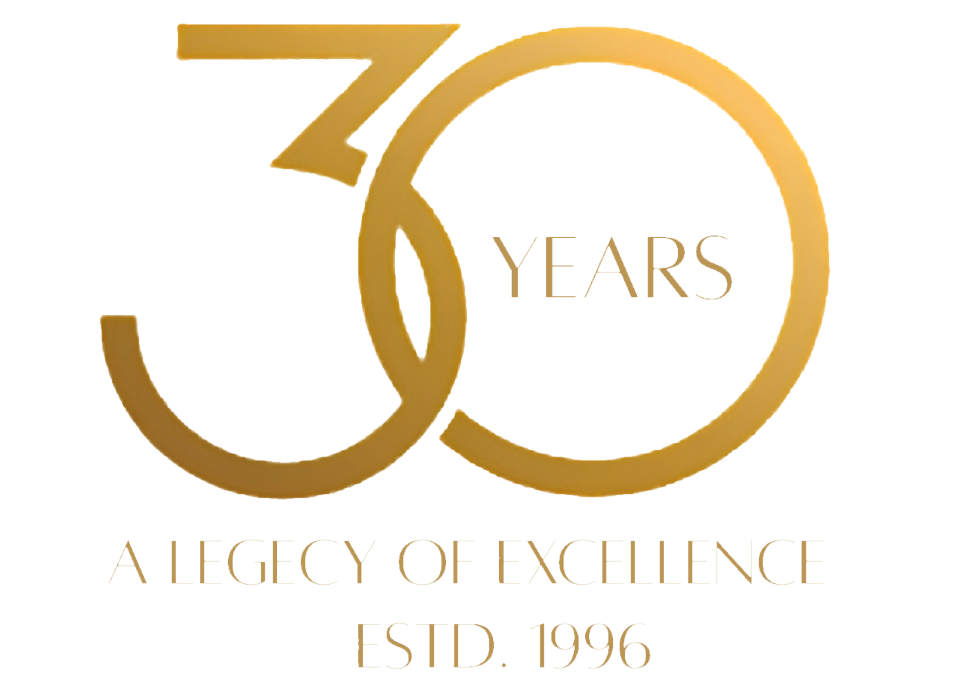 30 years — a legacy of excellence, established 1996