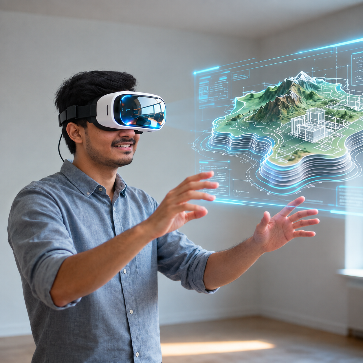 Architectural design explored through virtual reality